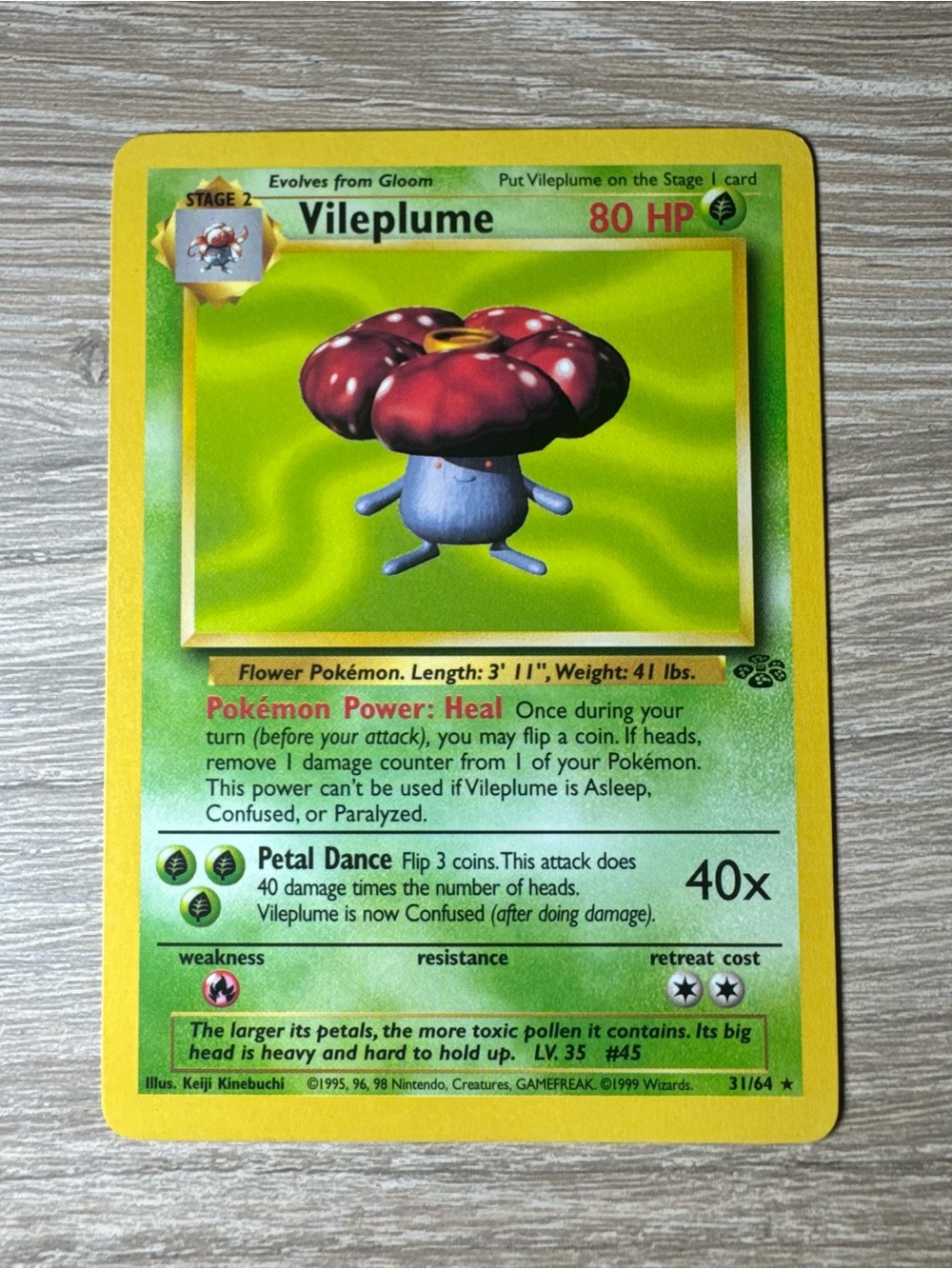 Vileplume #31/Pokemon Jungle